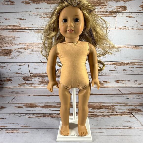 American Girl Other - American Girl Doll 18" Blonde Hair Brown Eyes Pleasant Company 2017
